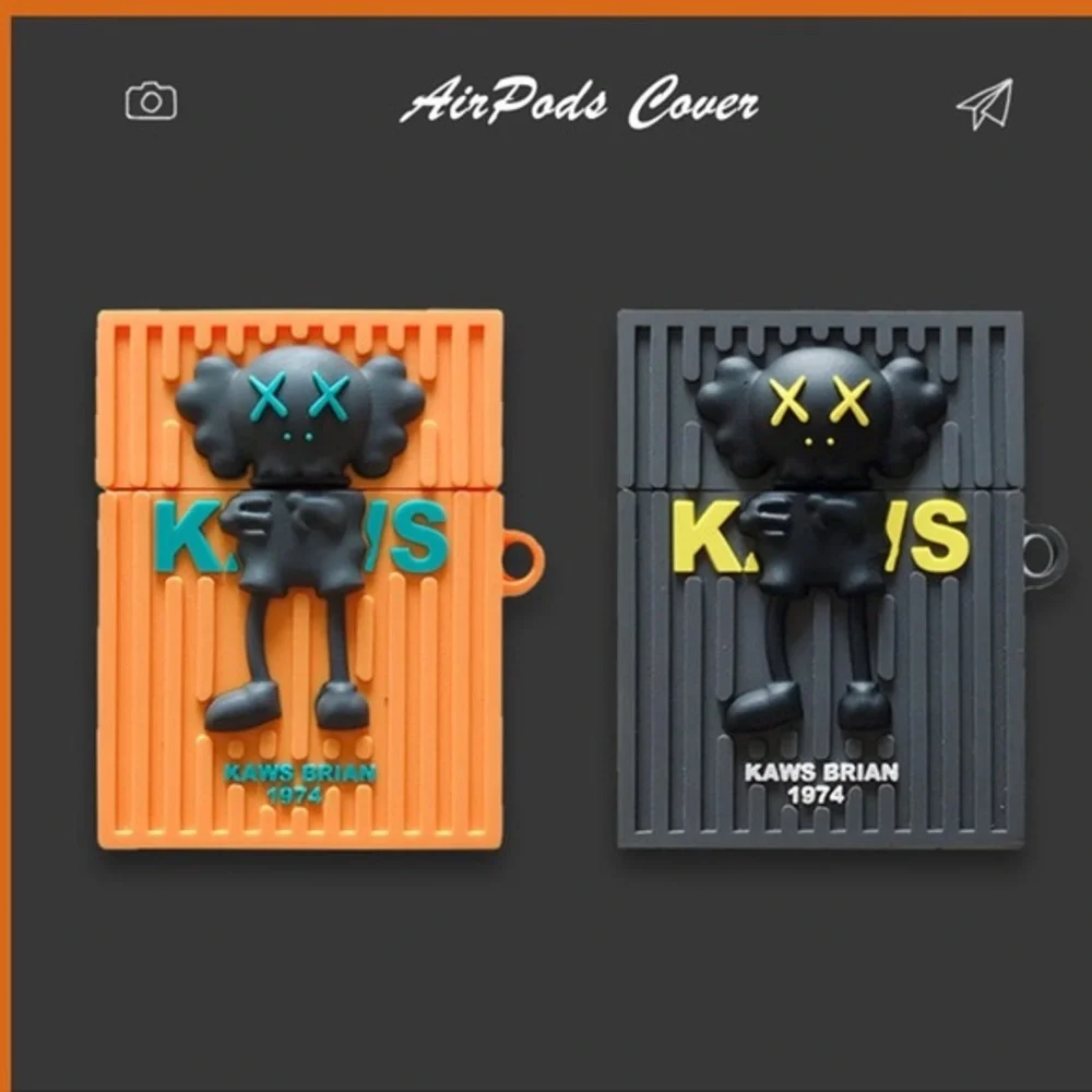 Kaws Apple AirPods Case Compatible with 1 & 2